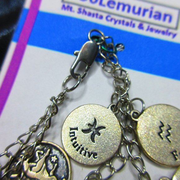 Zodiac Signs Charm Jewelry Bracelet Adjustable Lobster Claw Clasp - Picture 7 of 7